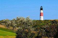 Sankaty Head Lighthouse on Nantucket Island